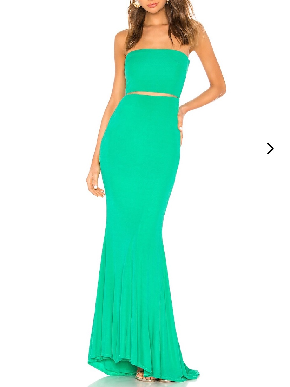 Lovers + Friends Emerald Green Maxi Dress